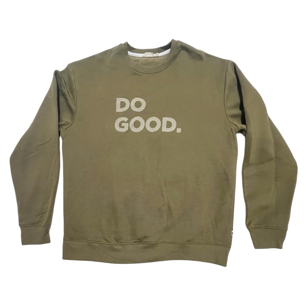 COTOPAXI Do Good Crew Sweatshirt Sage Green Men’s Size Large